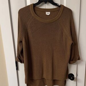 Mote Brown Crew Neck Sweater